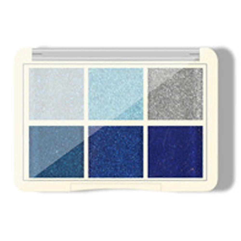 クロームミラーレーザーネオンオーロラネイルパウダーブラシ付きセット-Shape9