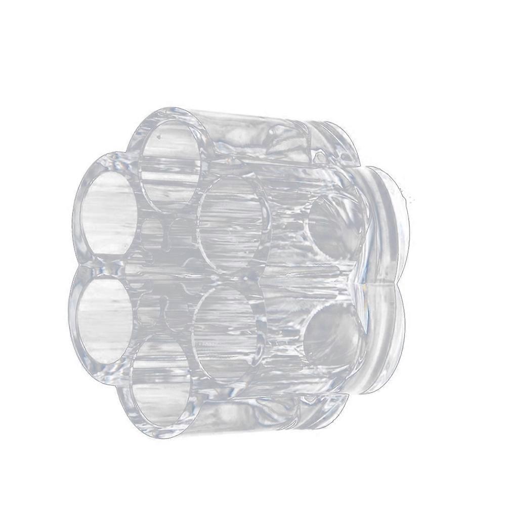 Durable Acrylic Makeup Organizer with 6-round Compartments for Daily Use