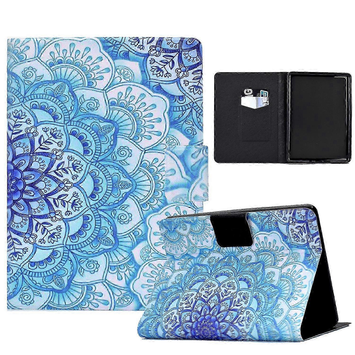 For Amazon Kindle Paperwhite 5 Electric Pressed TPU Leather Tablet Case 2025