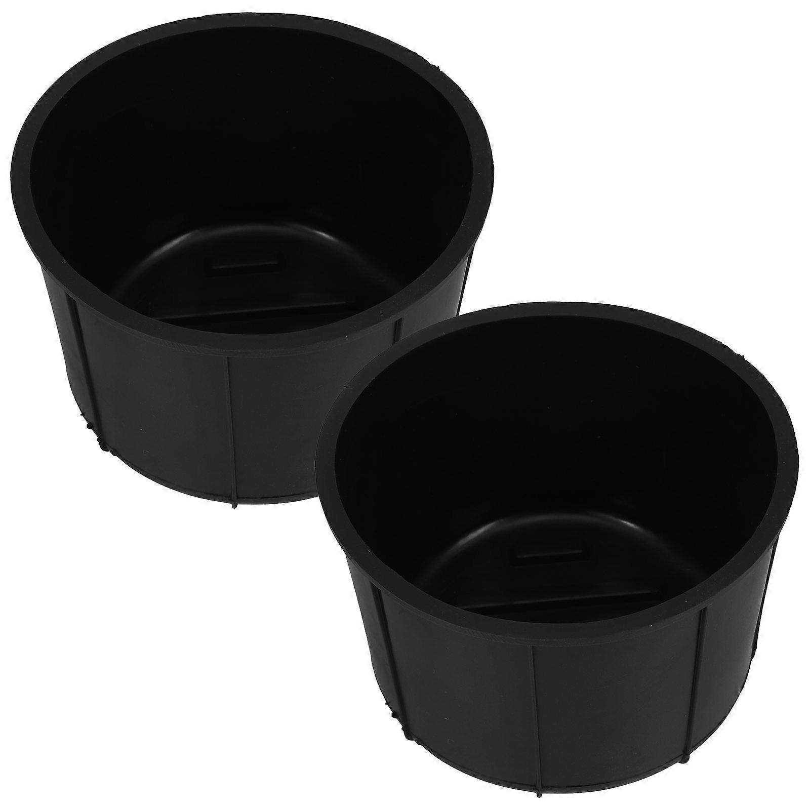 1 Pair Center Console Cup Holder Insert for 09 14 Compatibility