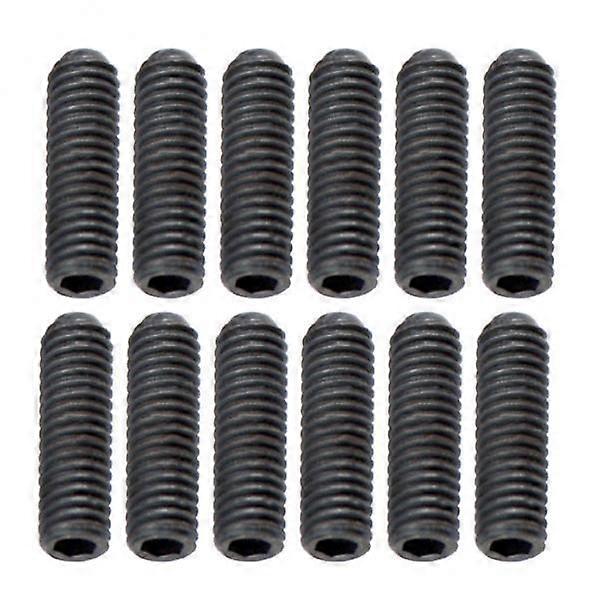 2- 12Pieces μαύρη γέφυρα Tremolo & βίδες κλειδώματος σέλας για μπάσο κιθάρας
