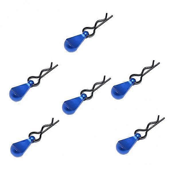3-5pack 6x Metal Body Clip R-Shape Pins with Pull Tabs for 1/8 and 1/10 Scale RC