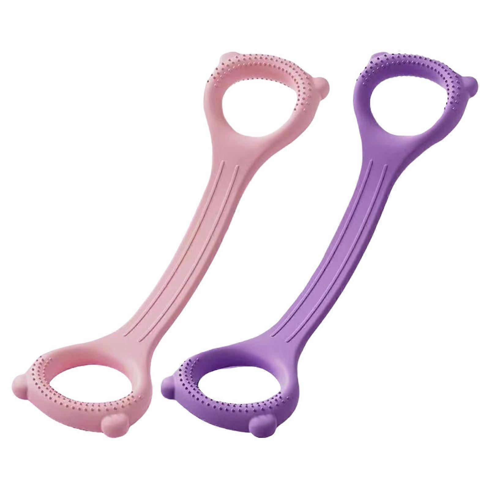 Exercise Bands, Shoulder Exercise Bands 8 Shaped Back Training Band 2 x Back Training Band, Elastic Upper Body Training Band for Yoga and Pilates