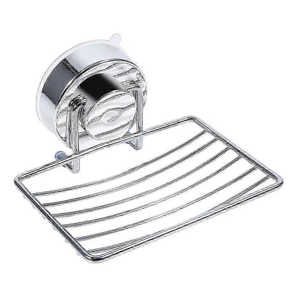 Strong Suction Soap Dish Holder for Bathroom & Kitchen Organizer