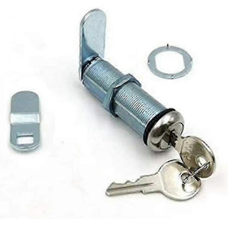 Extra Long Cam Lock With Key Code 8025, 2" Weatherproof Rv Lock, Thick Drawer