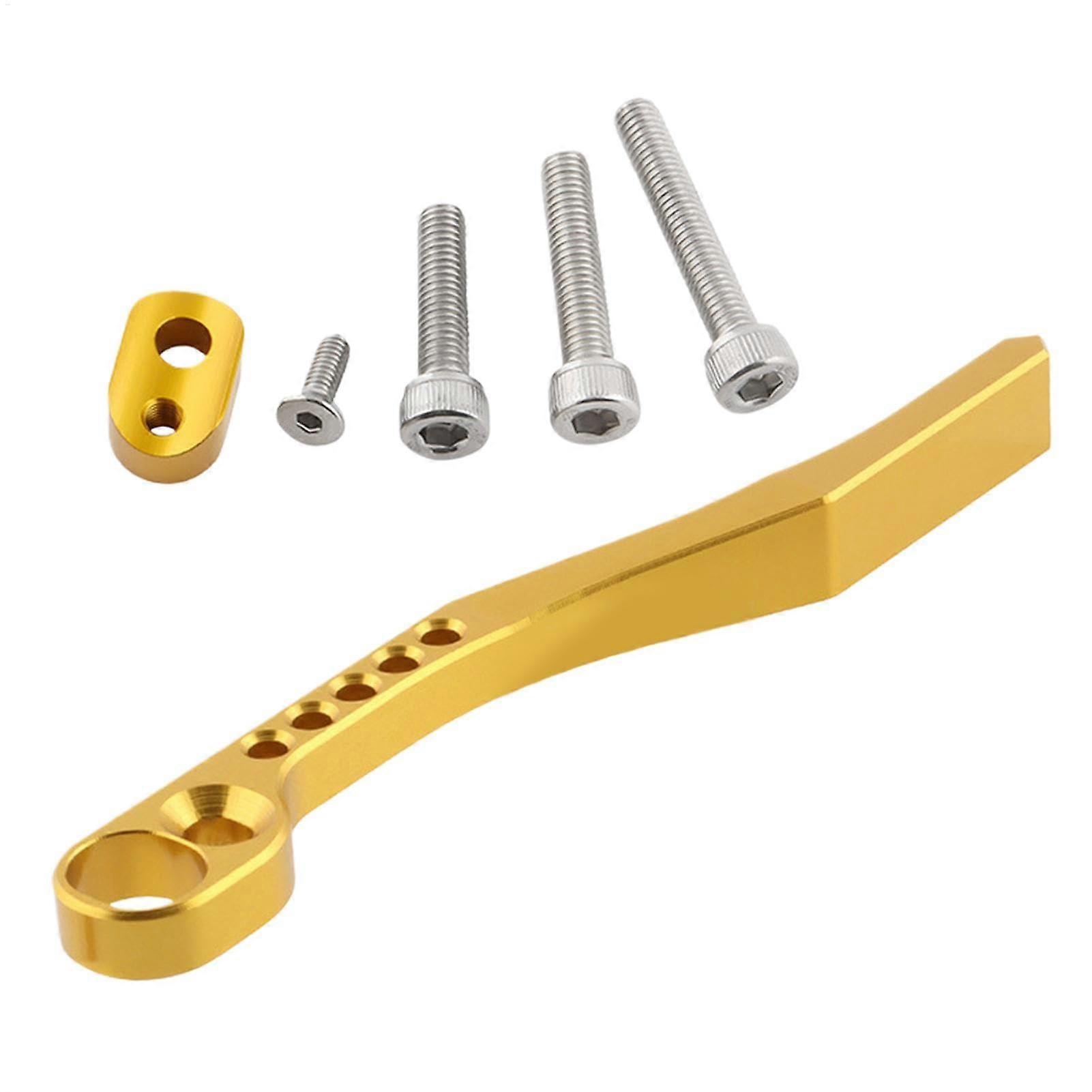 Bicycle chain catcher Aluminum alloy guide with screws, deflector, stainless steel buckle