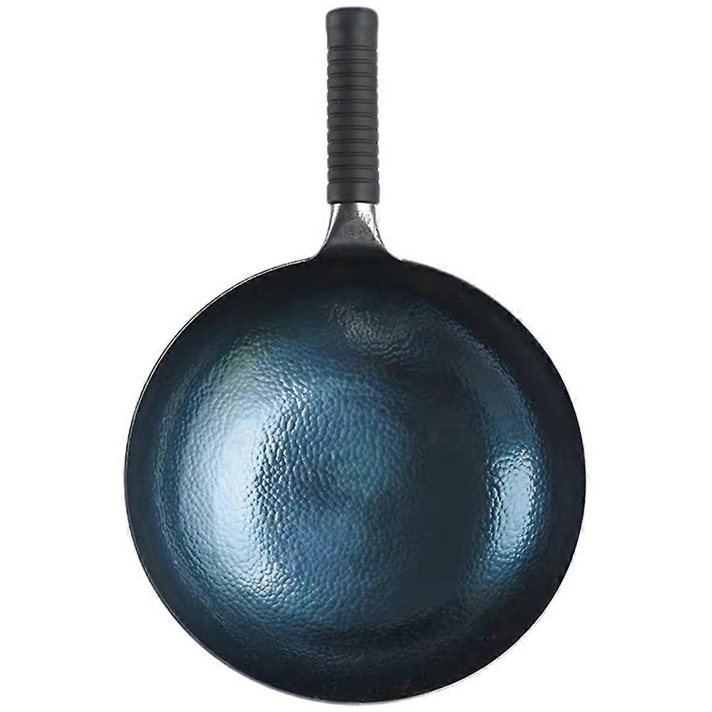 Pre Wok Hand Hammered Wok Non-stick Cooking Pattern For Chefs 1Set