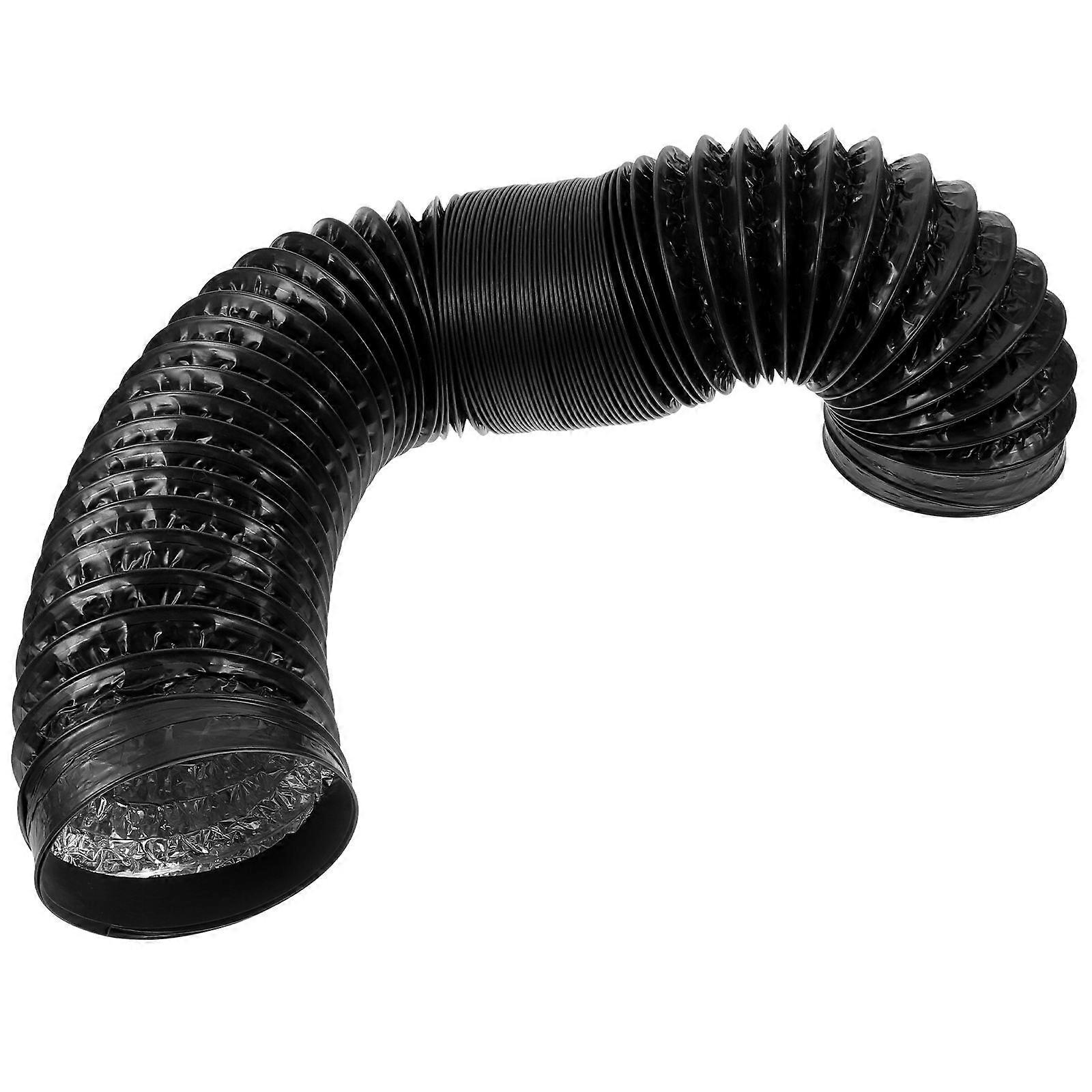 Dryer Vent Duct Aluminum Foil Ducting Hose Air Circulation Smoke Removal Flexible PVC Material Homeowners DIY Users 2m 1Pcs