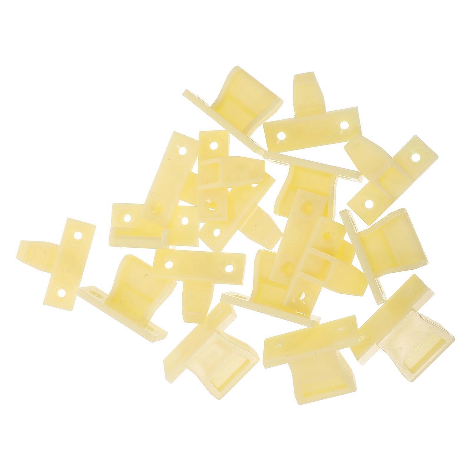 Plastic Drawer Front Buckle Clips for Wardrobe & Furniture Assembly Durable Corner Fasteners for Efficient Fixing