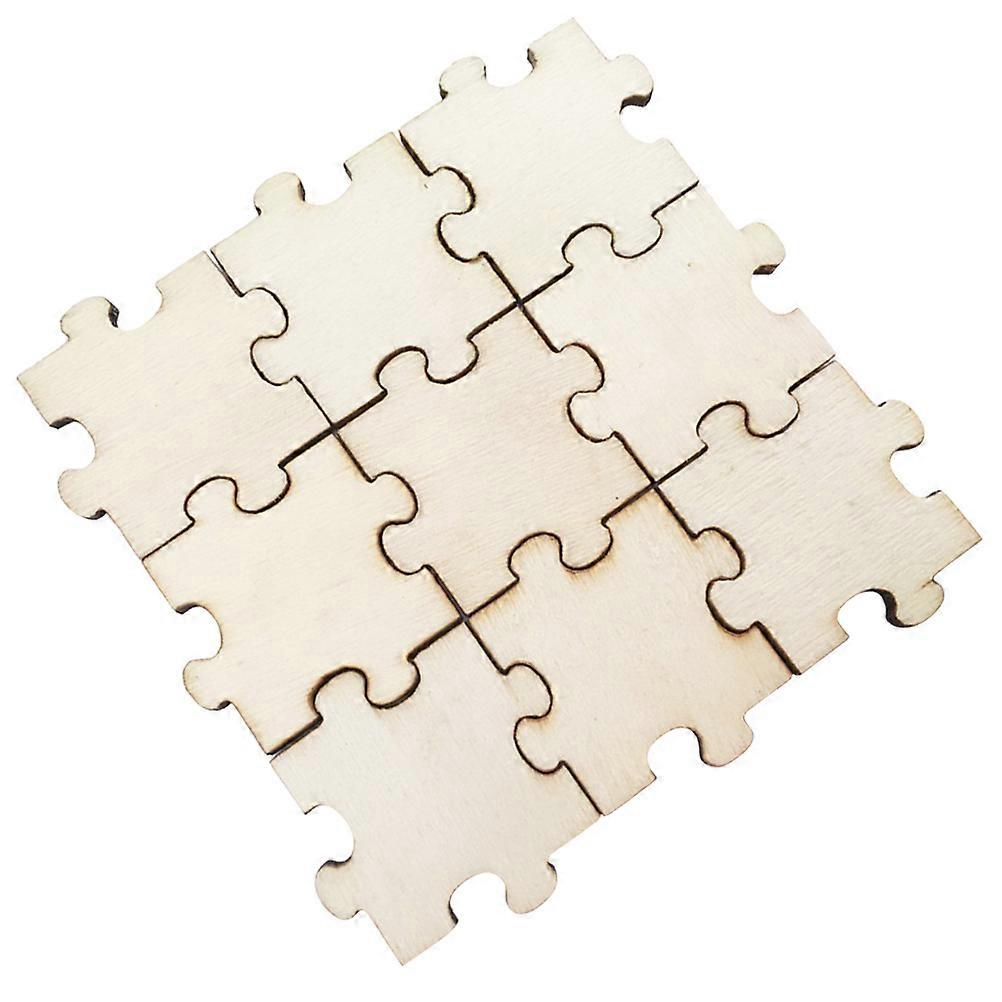 Wood Log Slices Craft Logs Diy Decor Natural Style Rectangular Wooden Logs For Sewing Scrapbook Craft Projects 100Pcs