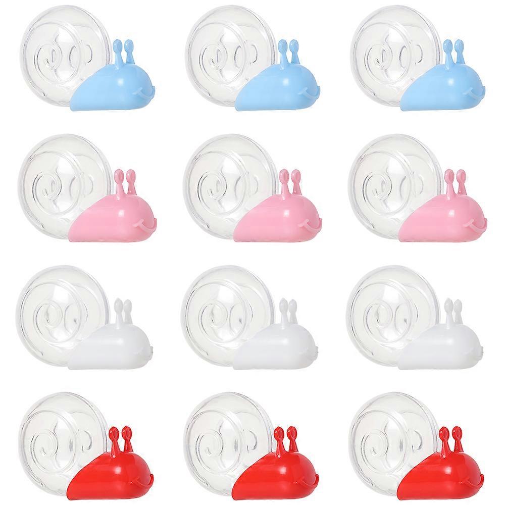12pcs Assorted Color DIY Candy Boxes with Snail Design for Kids Sweets and Snacks Storage Material
