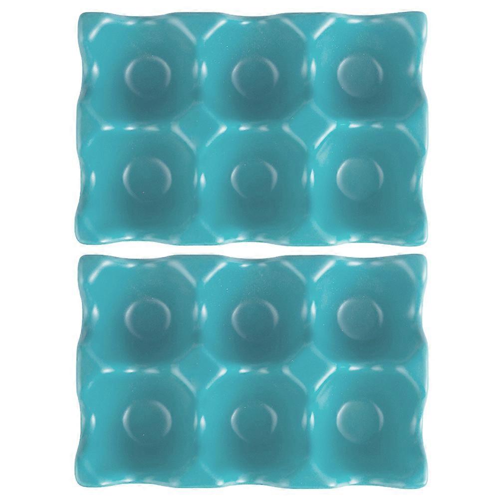 Large Capacity Egg Holder Refrigerator Egg Trays Keep Eggs Fresh 2Pcs