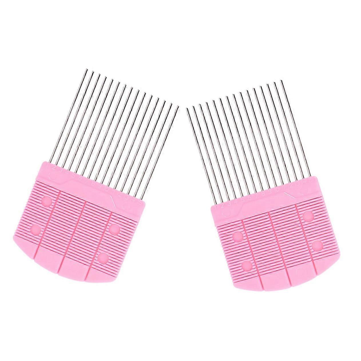 Pack of 2 Quilling Tools Spring Comb Curling Needle Metal