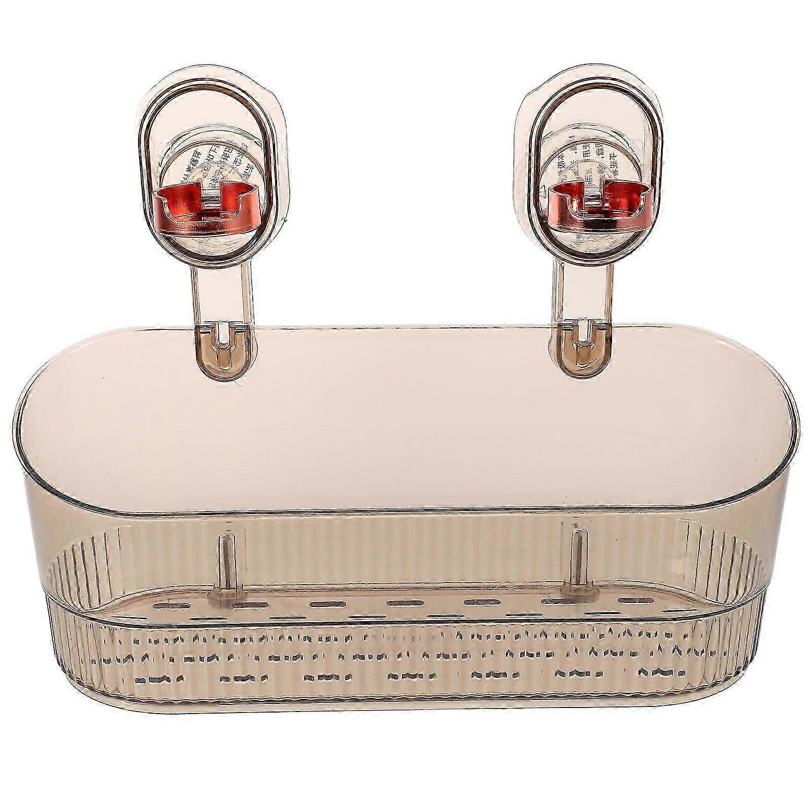 Suction Cup Bathroom Shelf Organizer for Shower Storage