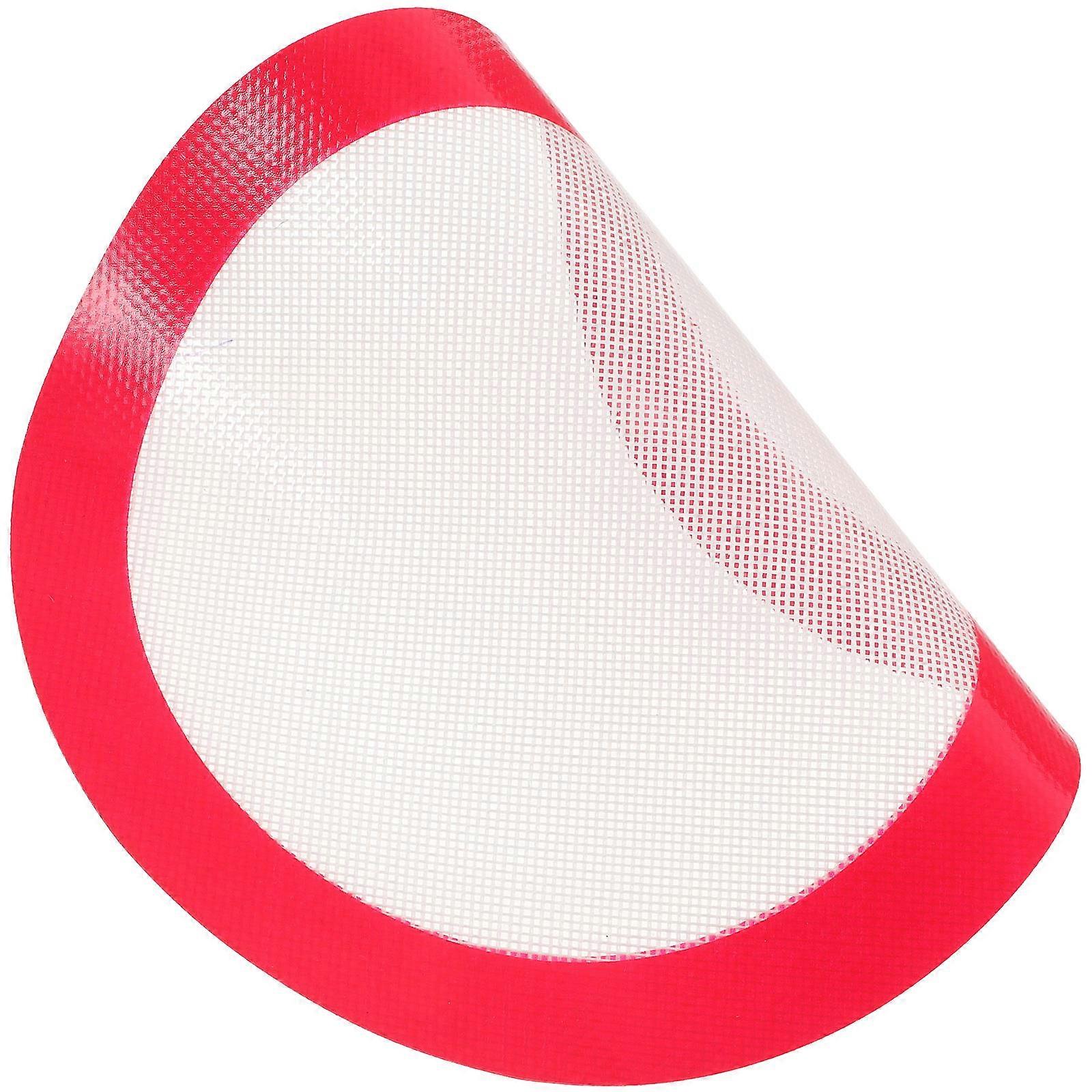 Silicone Pizza Mat Cake Baking Mat Non-stick Baking Mats For Bakers Baking Use 22.80X22.80X0.10CM Stain Resistant 1Pcs