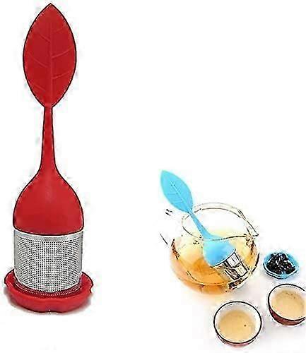 Edelstahl-Teesieb, superkleine Mesh-Infuser für lose Tee-Mesh-Sieb-Tropfschale in