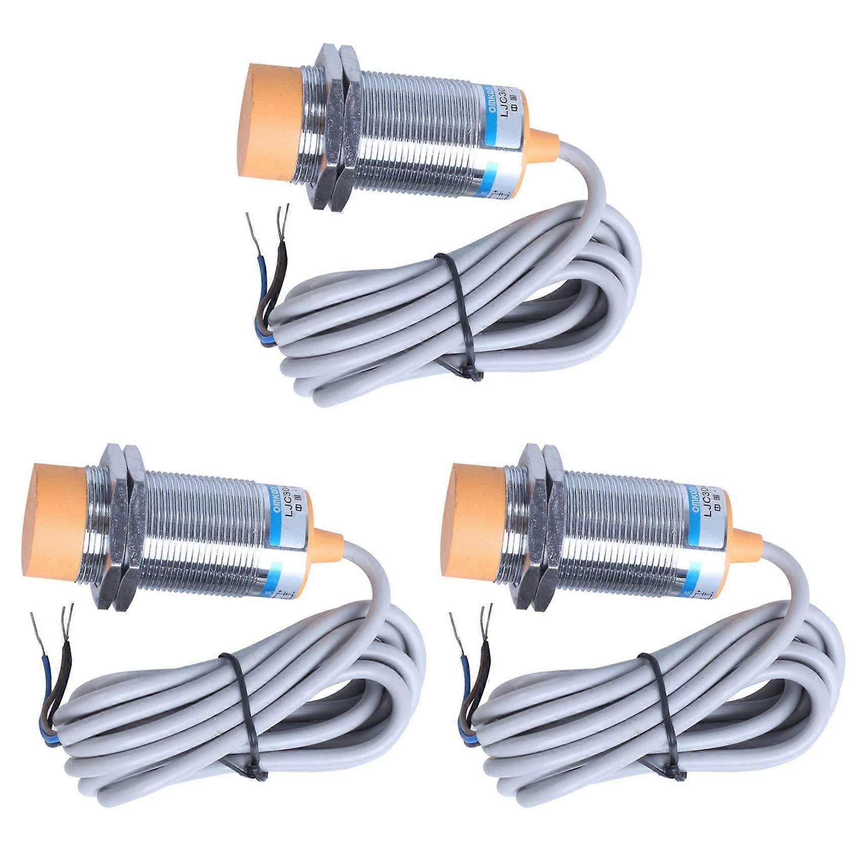 3 x LJC30A3HZ/AY 125 mm Capacity Proximity Sensor Switch PNP NC DC 636V 300MA Ref: 6929