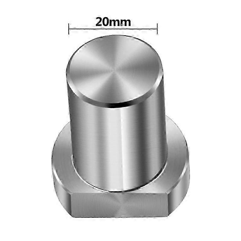 5Pcs Stainless Steel Workbench Peg Brake Stops Clamp 20mm Woodworking Table Limit Block Workbench W