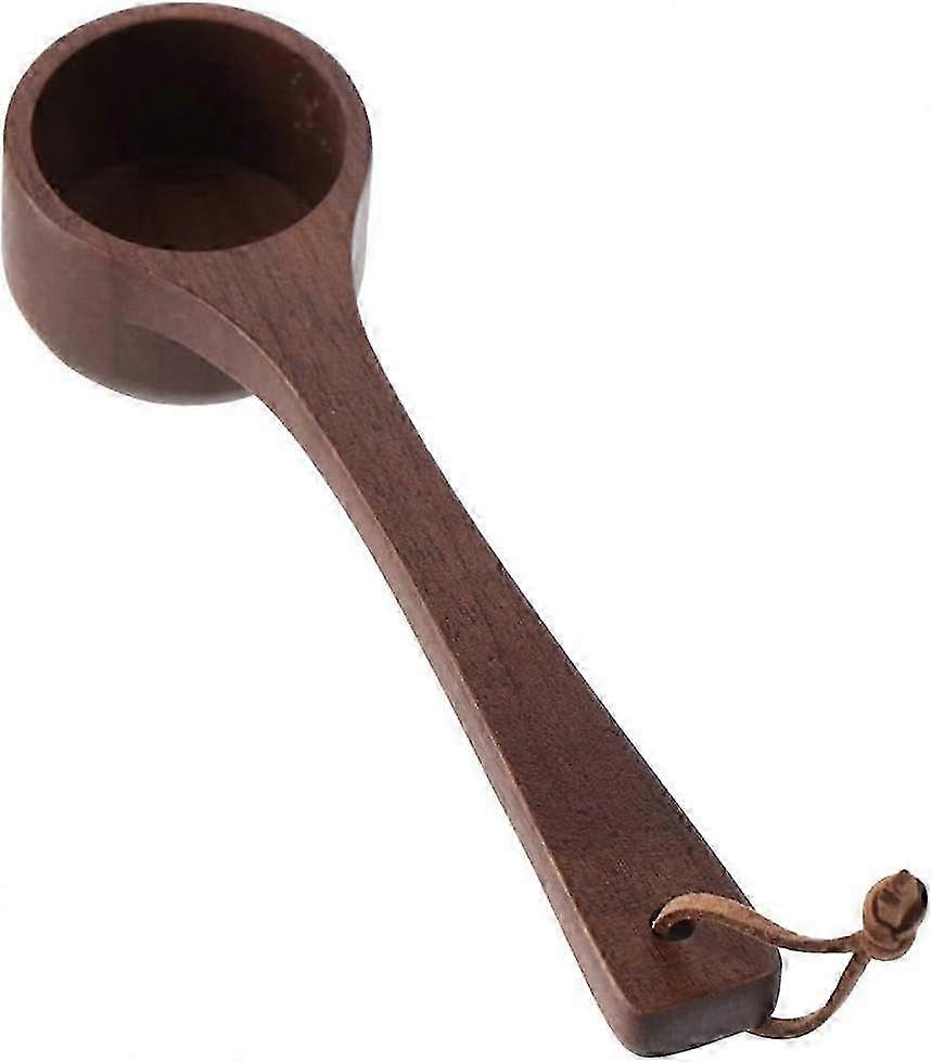 Walnut Wooden Coffee Spoon with Long Handle for Beans & Tea