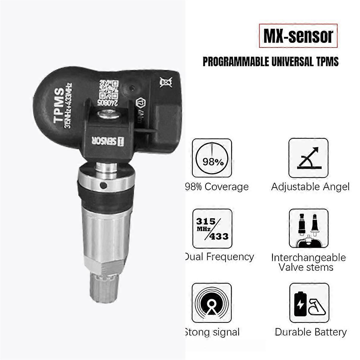 10Pcs TPMS Tire Pressure Sensor for Tool TS408 TS508 ITS600
