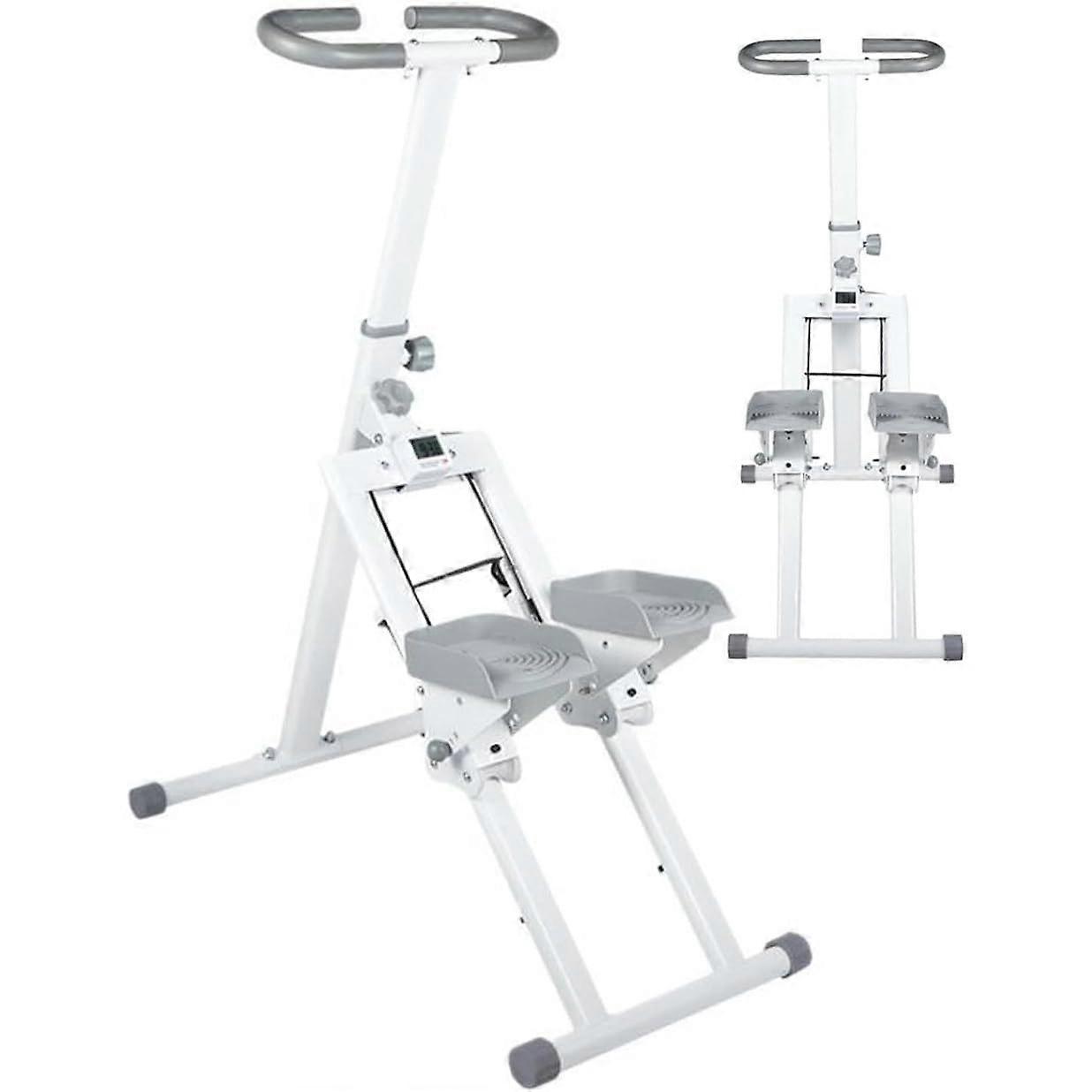 Vertical Climber Stair Stepper  Foldable Cardio Climber for Full Body Workout