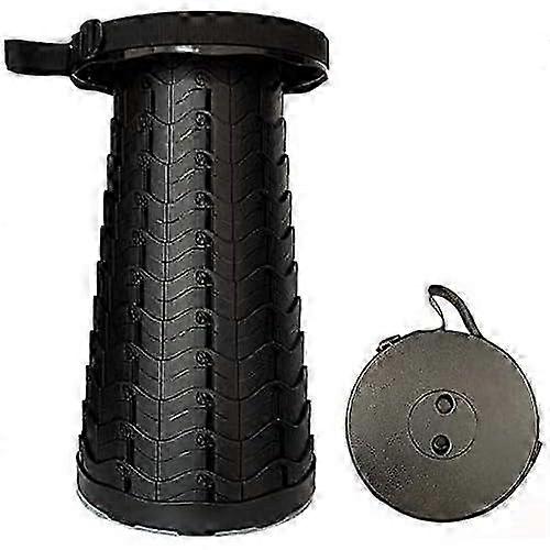 Portable Telescoping Stool for Camping, Retractable Folding Seat Suitable for Outdoor Activities