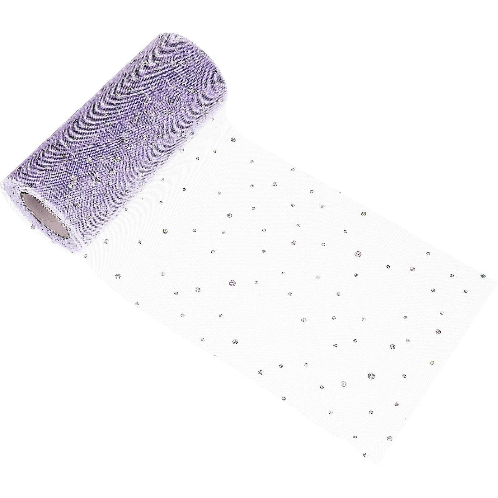 Tulle Netting Rolls Glitter Tulle Fabric Roll DIY Decoration present Wrapping Craft Making 25 Yards Per Roll 1Pcs