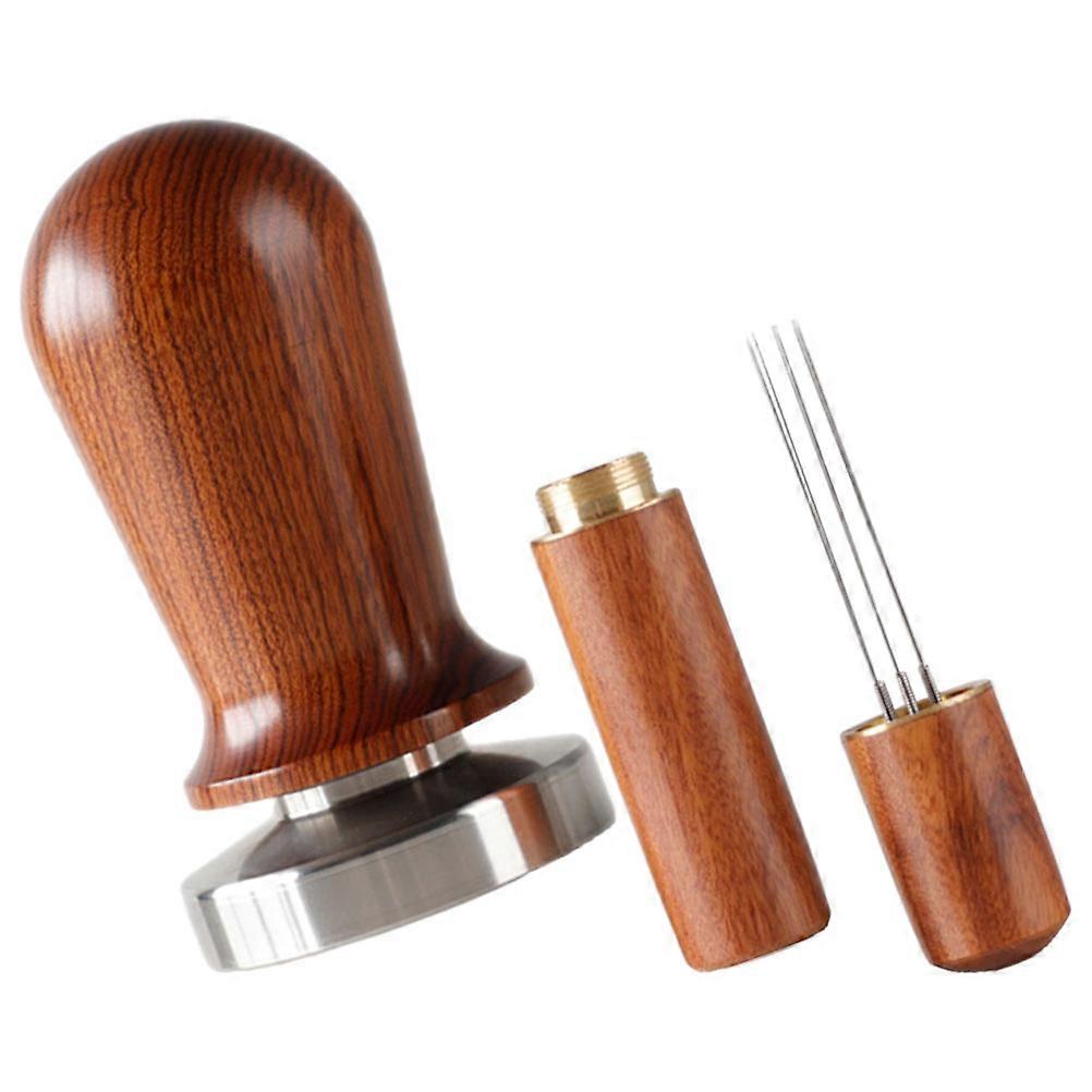 Espresso Dosing Tools With Wooden Handle For Professional Use 1Set