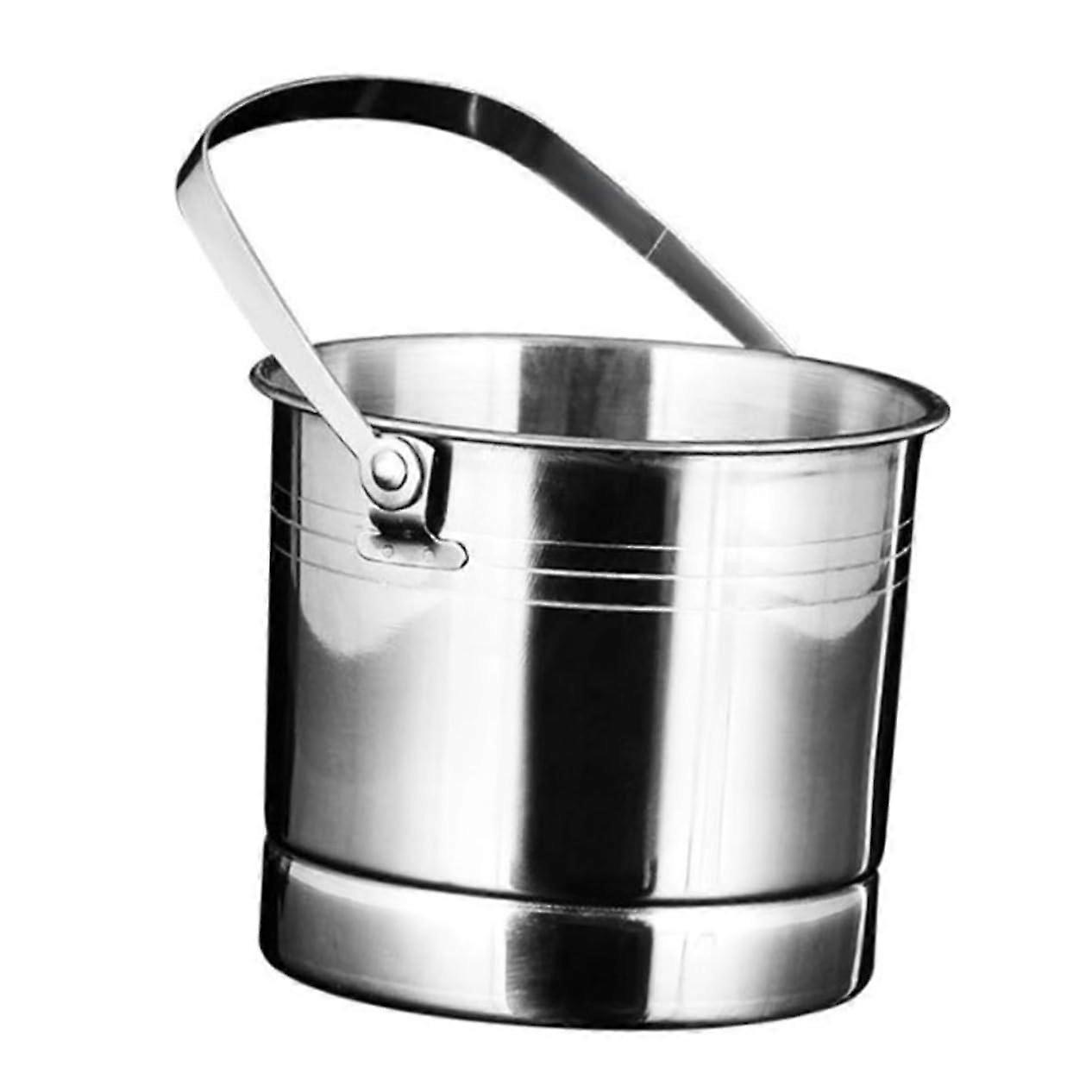 Eimer Klein Stainless Steel Ice Bucket Rust WearResistant Silver