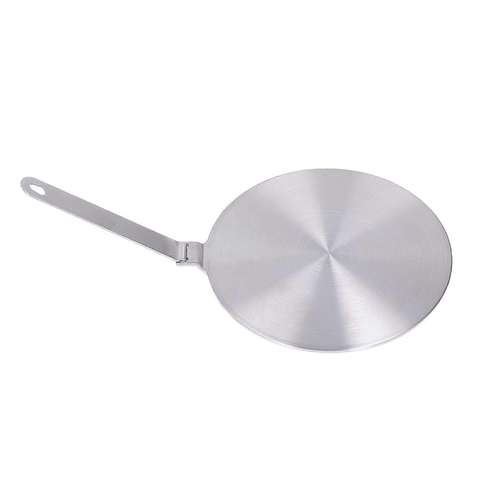 Heat Distributor Plate for Induction Cooktop, Stainless Steel Cooking Adapter with Handle, 24-Inch Kitchen Heat Induction Hob