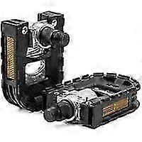 Foldable folding bike pedal with reflector