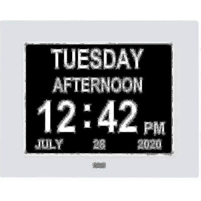 Digital Dementia Clock Clock Day Clock Display Clear Unabbreviated And