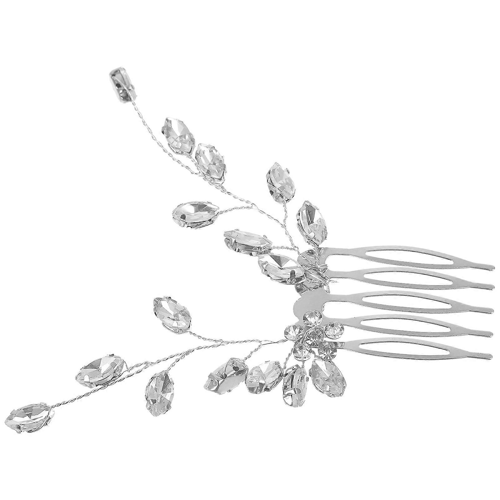 Strass Haarkam Bruids Look Enhancement Bruiloft 1Pack