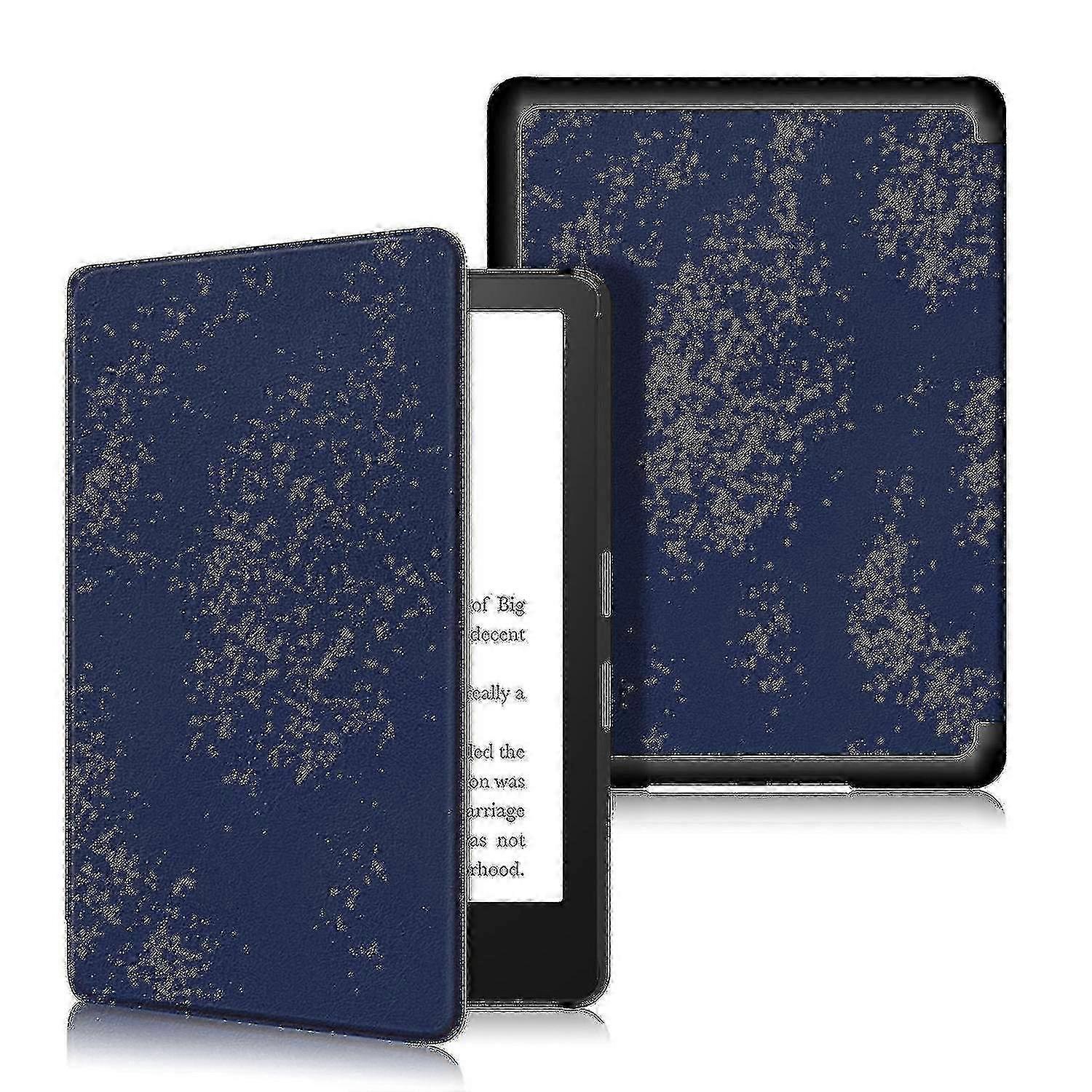 Blue Auto Sleep/Wake Sleeve Cover for 6.8" E-Reader, Protective Case-Compatible with 11th Gen Paperwhite 2021 Model