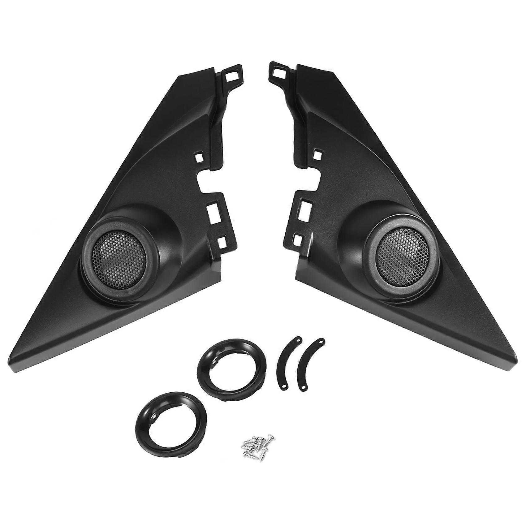 1.5 Inch Pair Front Pillar Althorn Tweeter Covers Car Tweeter Refitting Speaker Boxes Mounts for Honda Civic 2016-2019