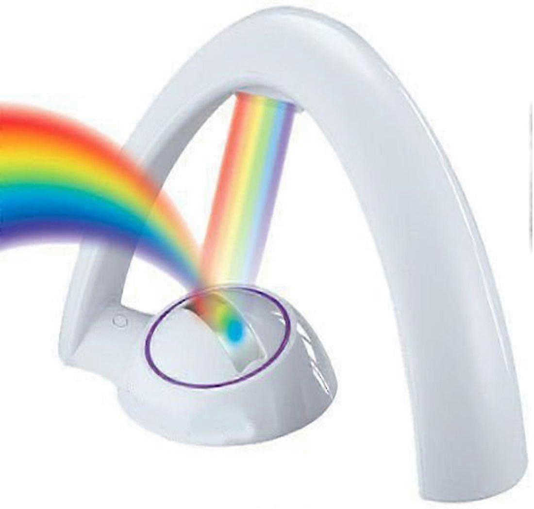 Rainbow Projector Light Colorful LED Night Projection Light 2 Modes Lighting--