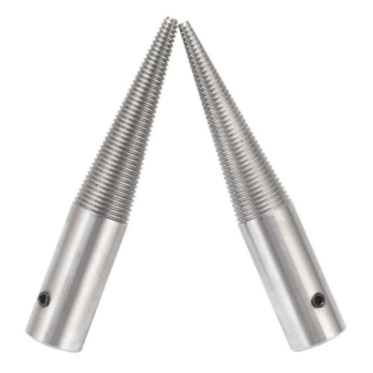 Tapered Spindles Mounted on 12.7 mm Shafts for Polishing Polishing Wheels Bench Grinder Set