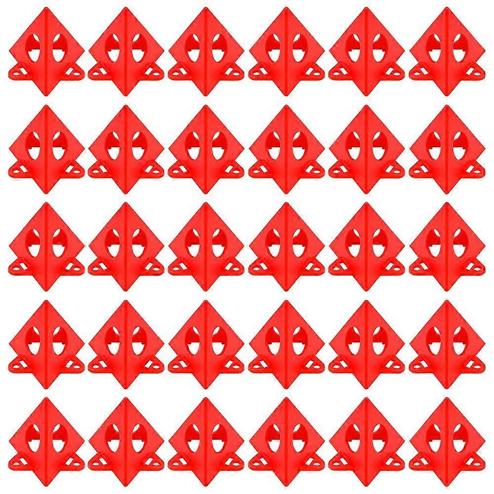 30 Pieces Pyramid Brackets Paint Frame for Woodwork Casting Support Rack for Canvas, Door, Cabinet, Triangle Bracket