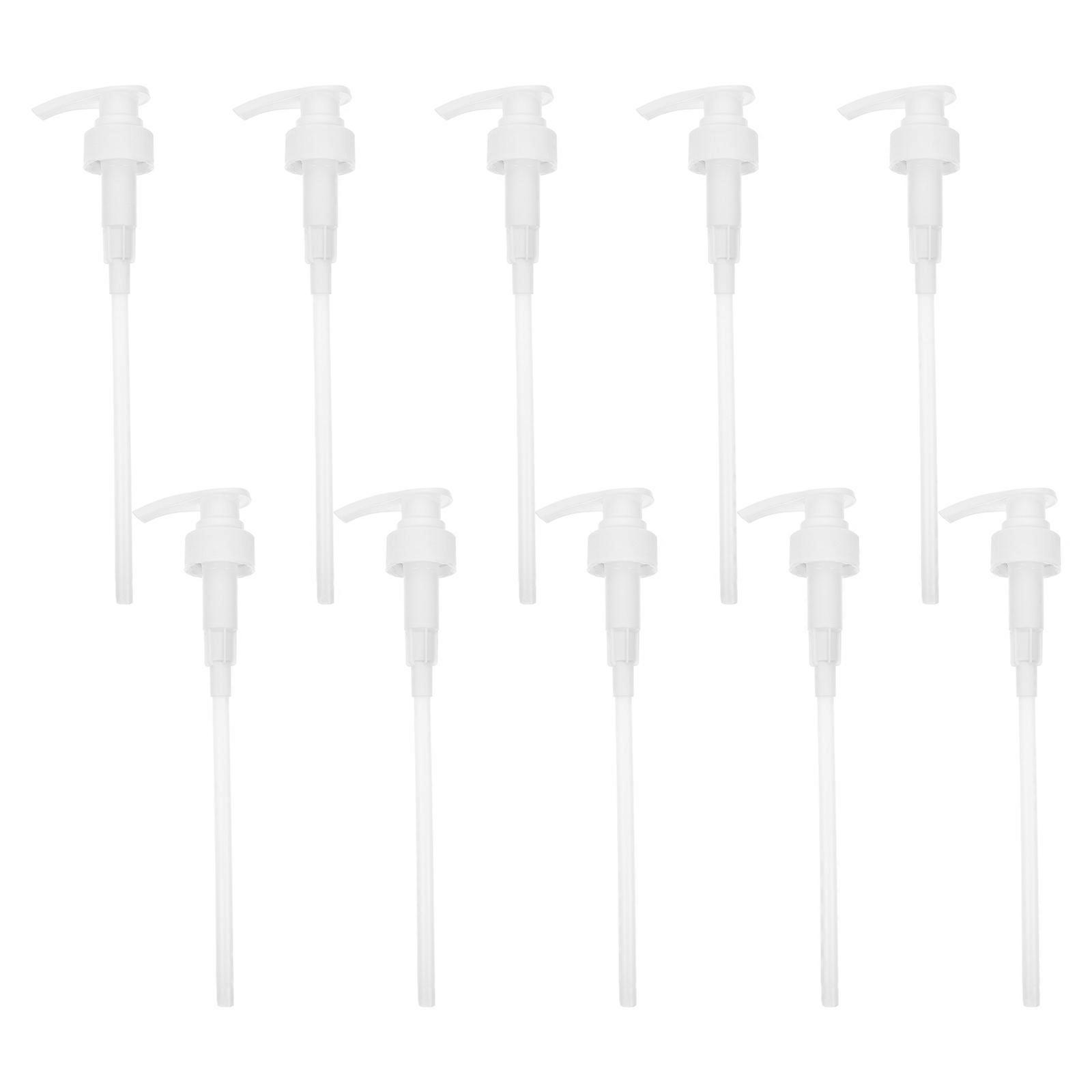 Hand Pump Replacement For Type Spiral Nozzles Simple Structure White 10Pack