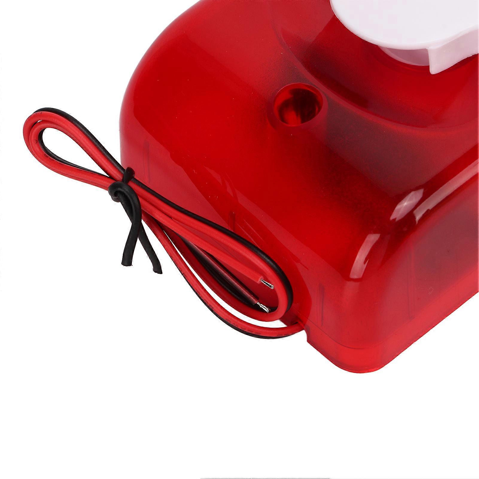 Sound Light Alarm Red Flash Good Insulation Impact Resistant Security Warning Device12V