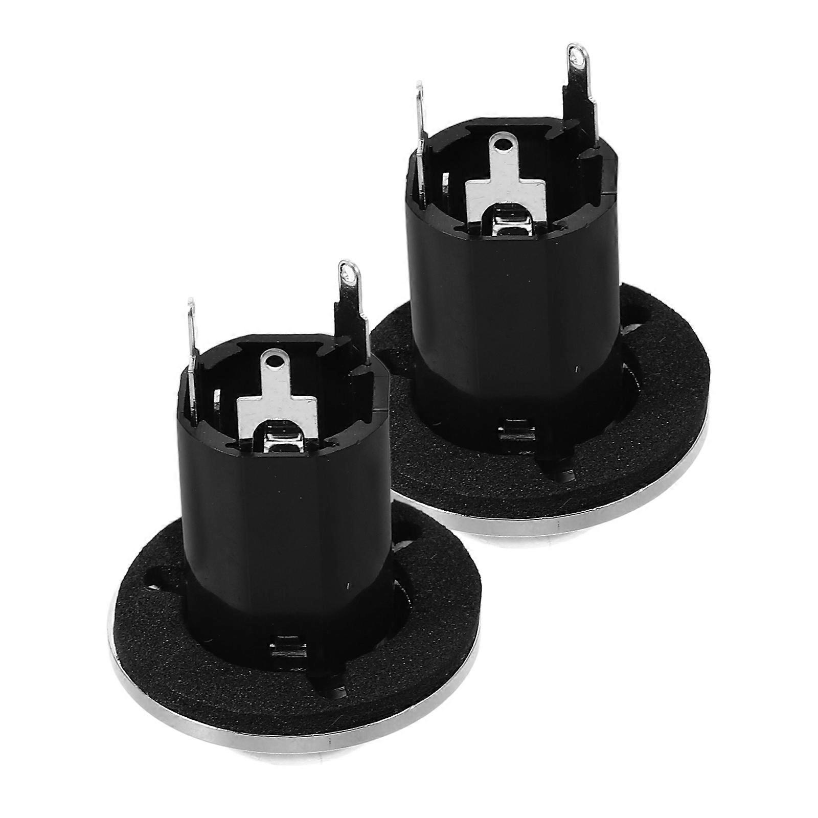 Guitar Endpin Jack Adapter Piezo Pickup Socket 2 Sets Durable Design High Transfer Speed Smooth Insertion for Electric Guitar