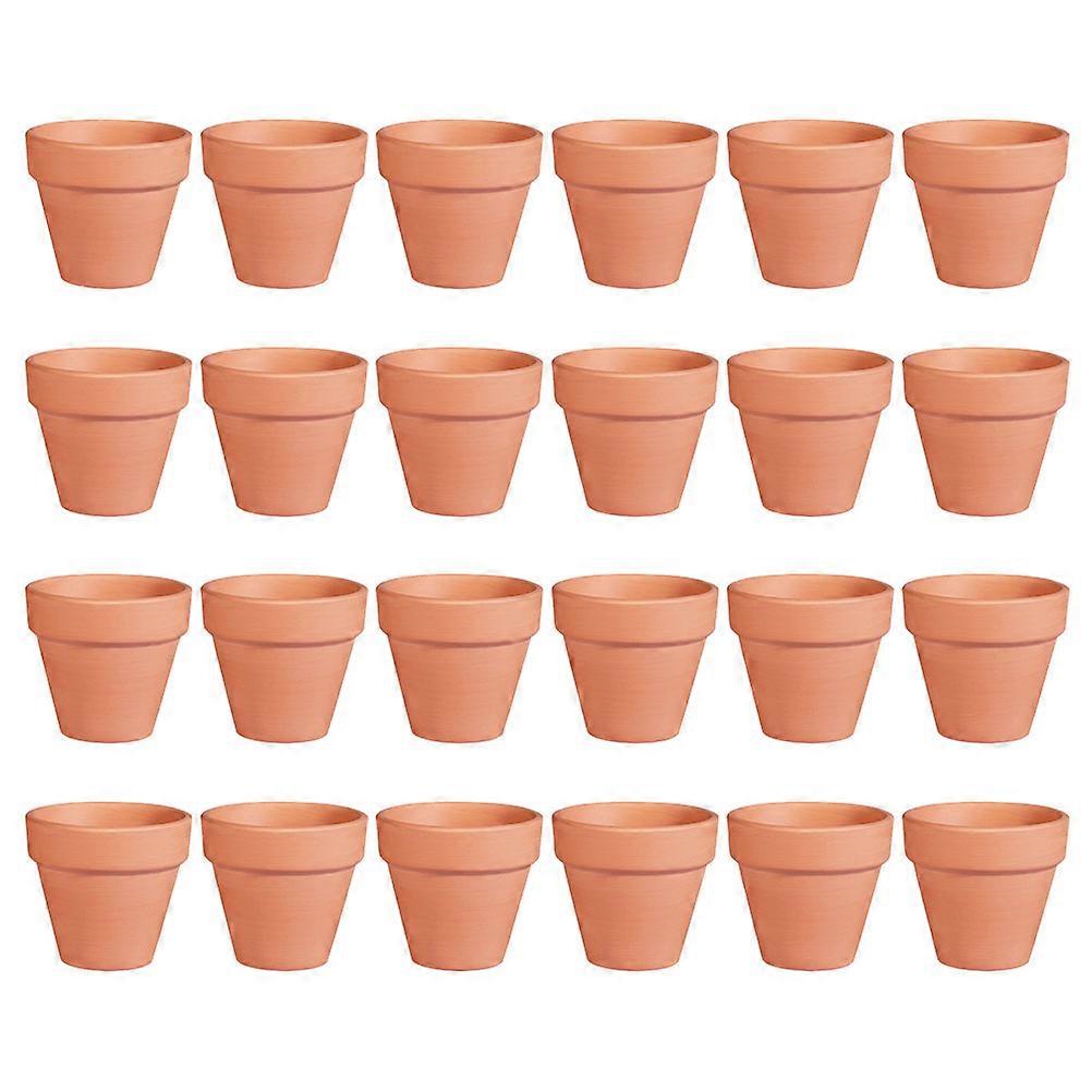 Planter Pot Decorative Flowerpots Ceramic Material Chocolate Color Ventilation Design For Indoor Use Garden Balcony Desk 27Pack