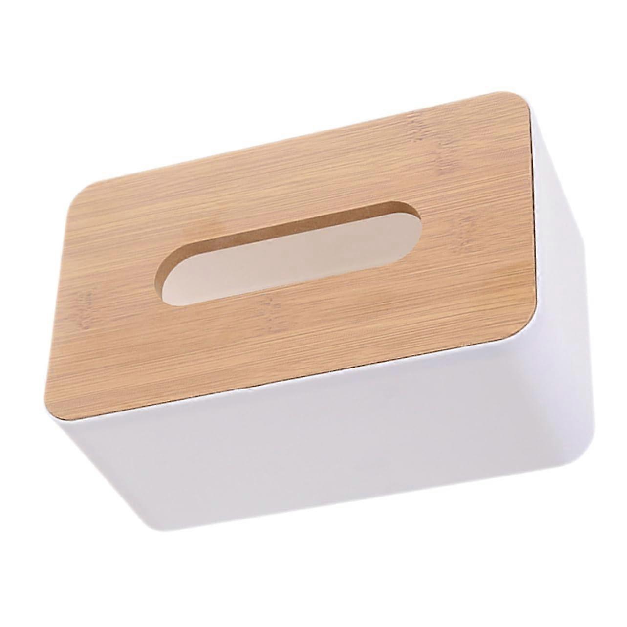 Tissue Box Cover for Living Room and Office, Durable Tissue Holder with Easy Paper Towel Replacement, Stylish Design