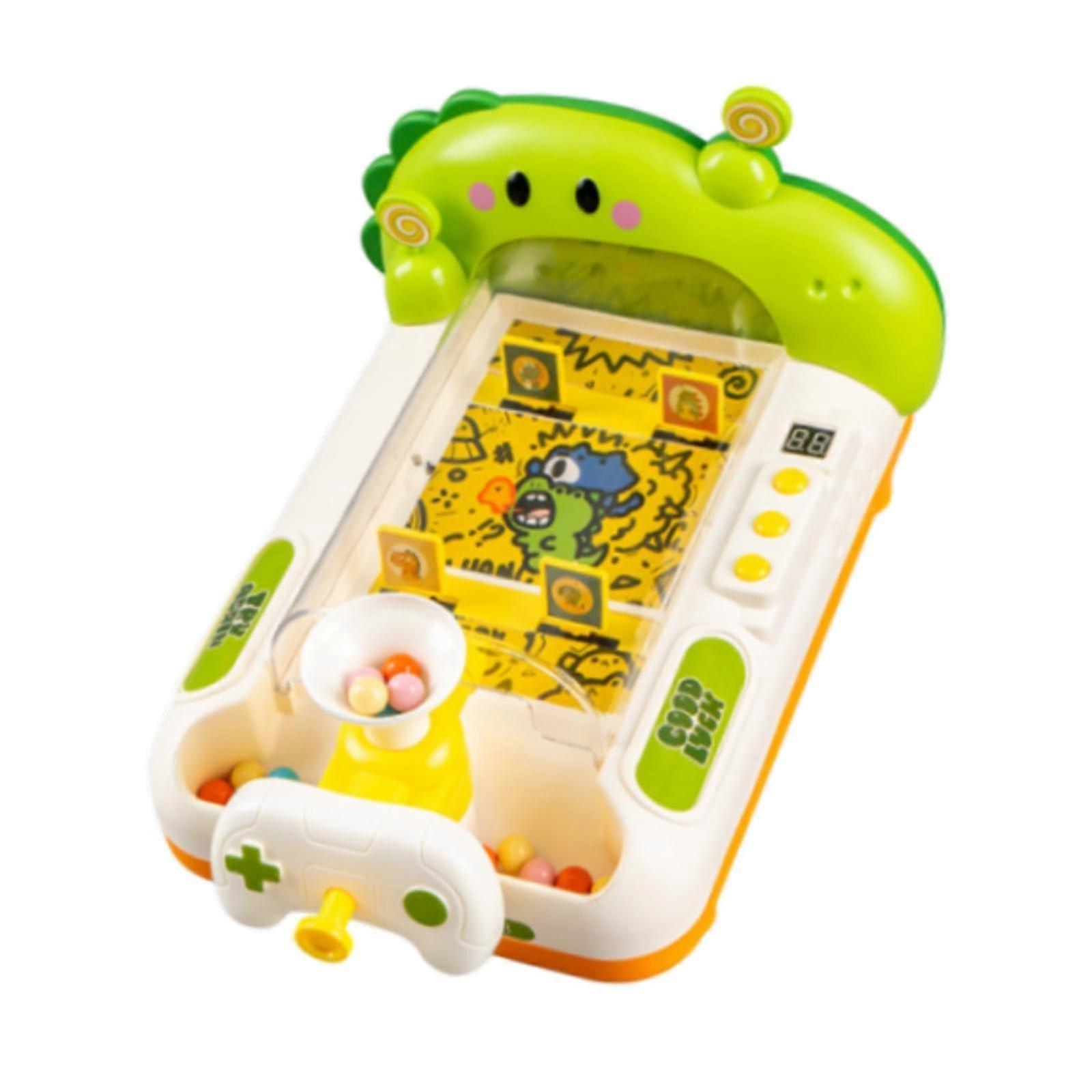 Dinosaur pinball machine for kids, interactive toy, tabletop game for boys and girls aged 3 to 6 years.'