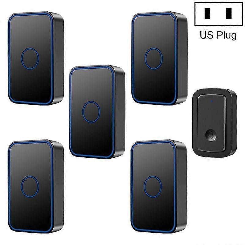 Smart Remote Control Waterproof Doorbell 1 For 5 US