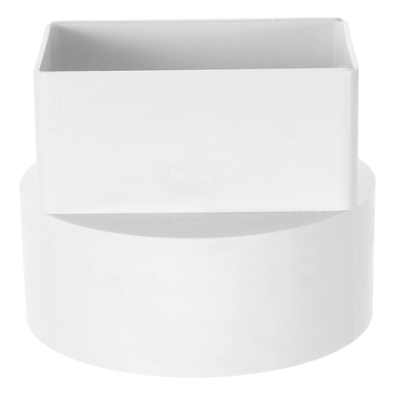 Gutter Downspout Extension Accessory Beige Color Round Tube Garden Rainwater Channeling 1Set