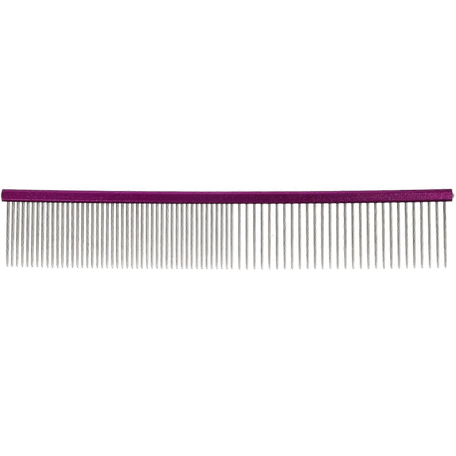 De-Fluffing Massage Comb for Pet Stainless Steel Comb Professional Eliminates Tangles 1Pcs
