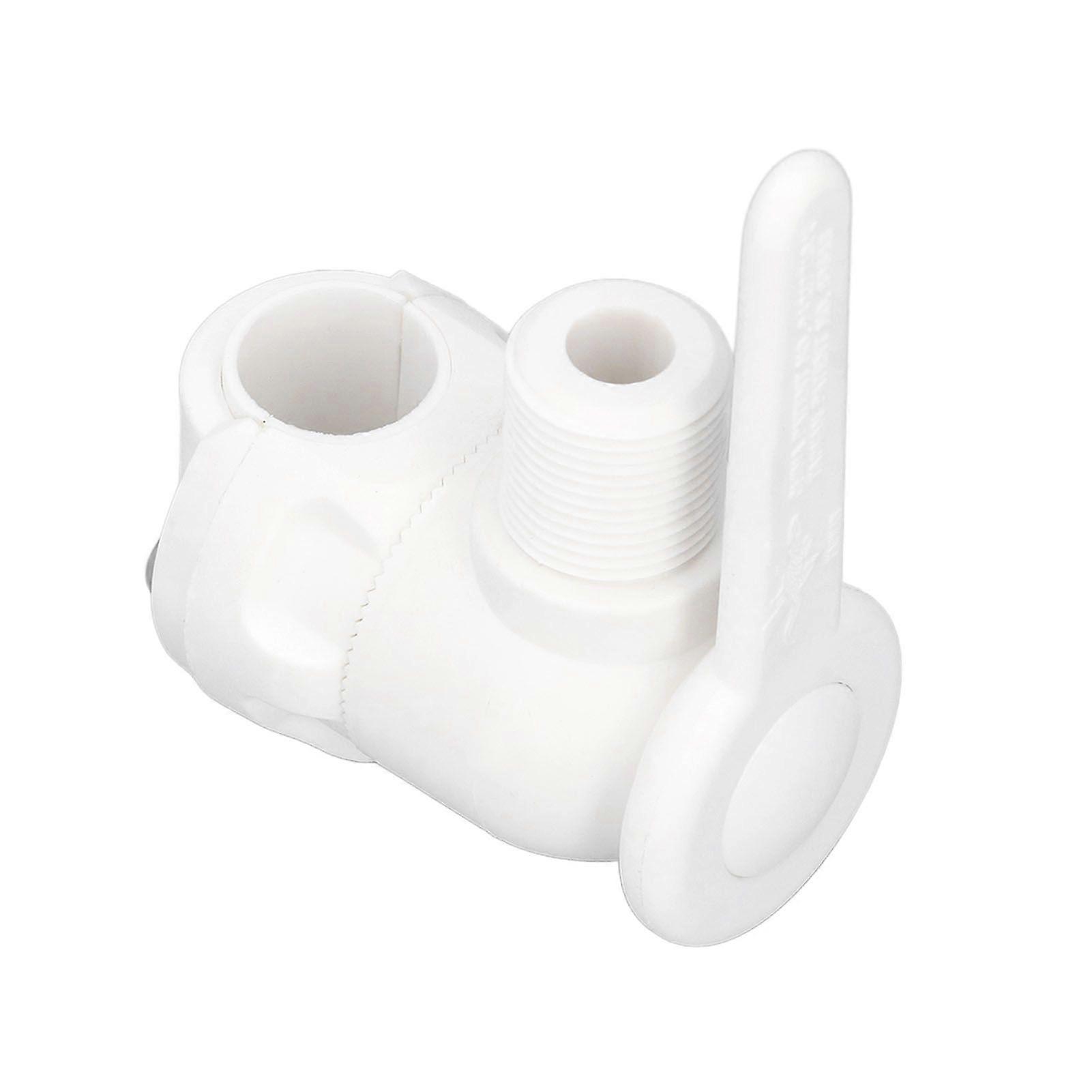 Marine VHF Antenna Ratchet Mount Base Adjustable ABS Pipe Rail Deck Mounting Accessory White
