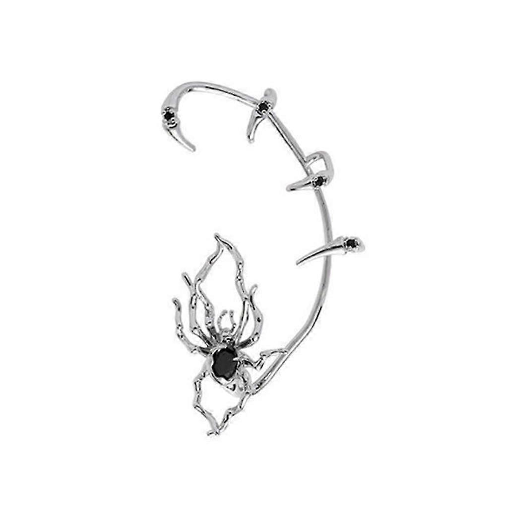 Exaggerated Animal Earrings Punk Cartilage Alloy Ear Clips Metal Zircon Ear Cuffs Ear Hooks for Women