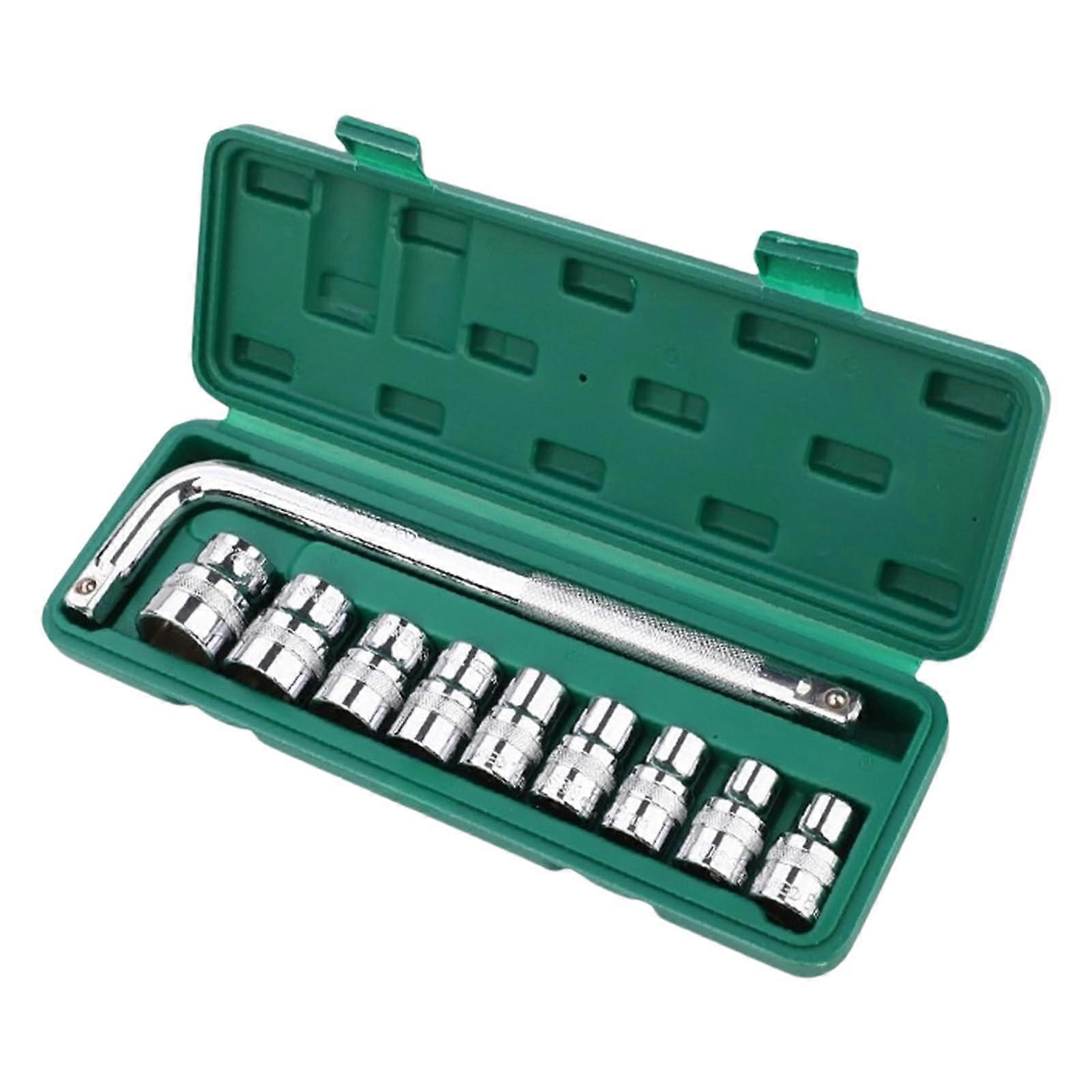 Mechanics Tool Socket Set 37Piece With Case 1/2Inch Drive Sockets Ratchet Wrench